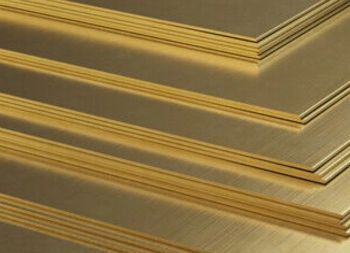 Brass sheet and plate